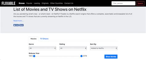 “Flixable,” A Netflix Search Engine, Is A Much More.